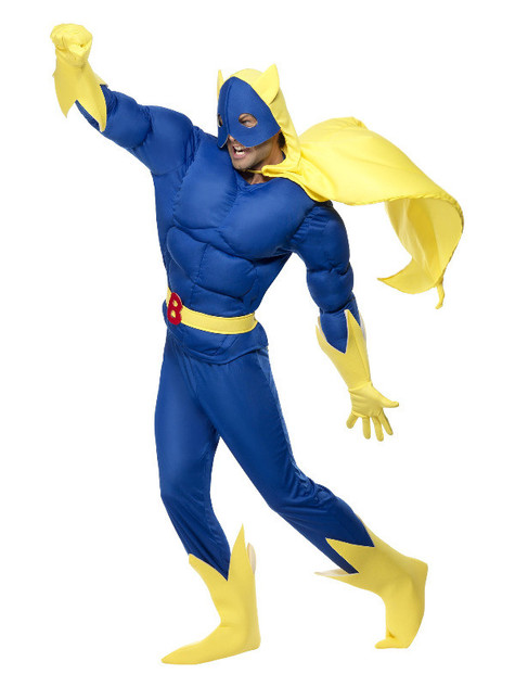 Bananaman Padded Costume, Blue