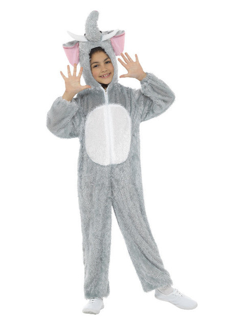 Elephant Costume, Grey, Child