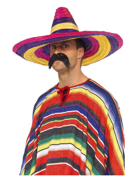 Large Sombrero, Multi-Coloured