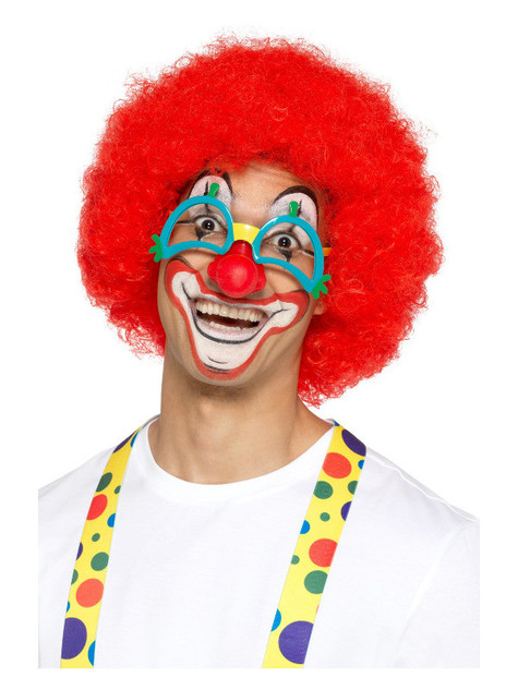 Comedy Clown Specs, Multi-Coloured