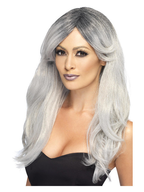Ghostly Glamour Wig, Grey