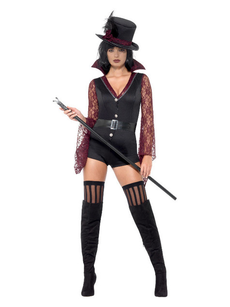 Fever Vampire Costume, Black