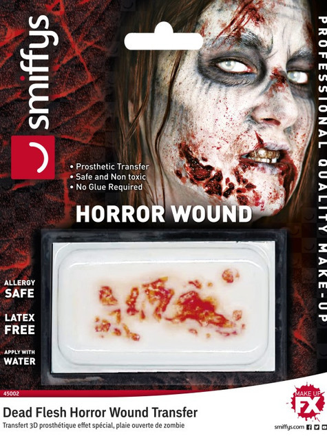 Horror Wound Transfer, Dead Flesh, Red