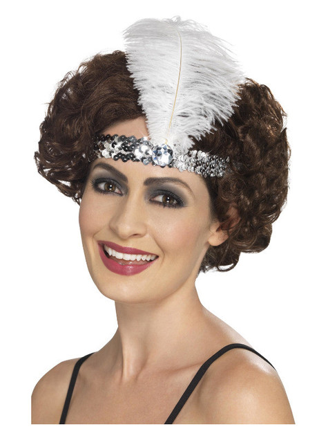 Flapper Headband, Silver