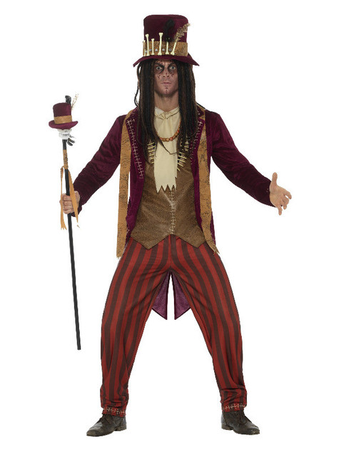 Deluxe Voodoo Witch Doctor Costume, Red