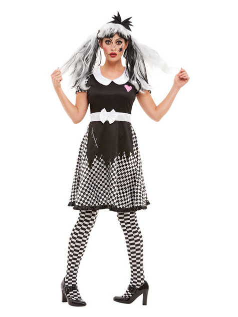 Broken Doll Costume, Black