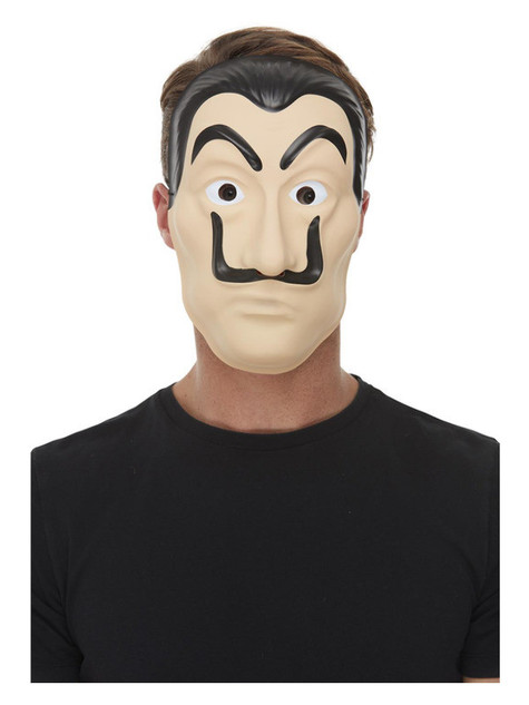 Surreal Artist/Bank Robber Mask, Beige