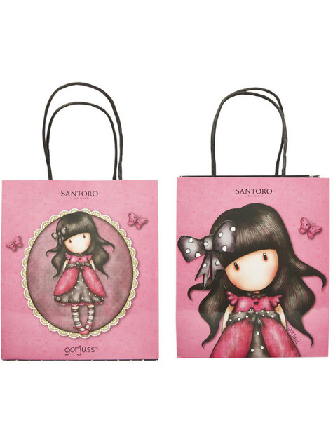 Santoro Gorjuss Ladybird Party Bags, Pink
