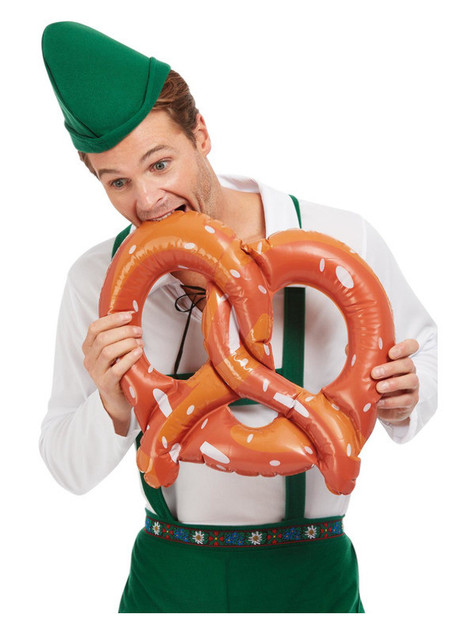 Beer Festival Inflatable Pretzel, Brown