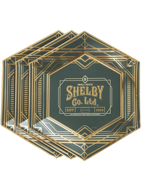 Peaky Blinders Tableware, Party Plates x8