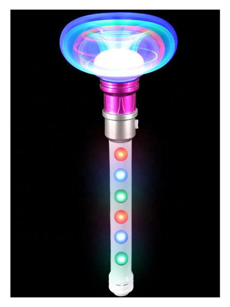 LED Light Up Colour Changing Magic Spinning Wand