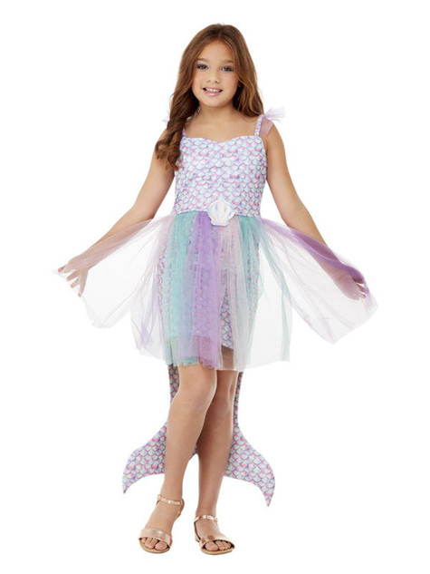 Seashell Mermaid Costume, Purple