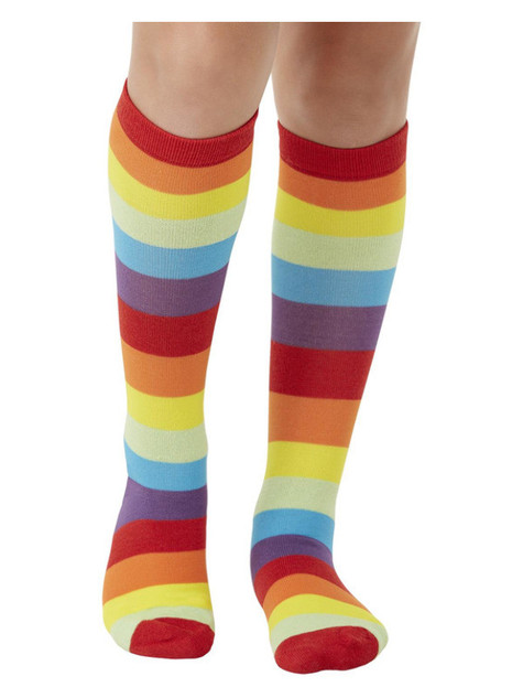 Clowns Striped Socks