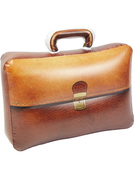 Inflatable Briefcase, Brown