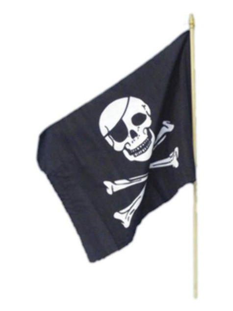 Pirate Flag, 45x30cm / 18inx12in, Black