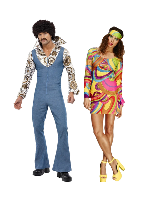 Fever Groovy Dancer Couples Costume