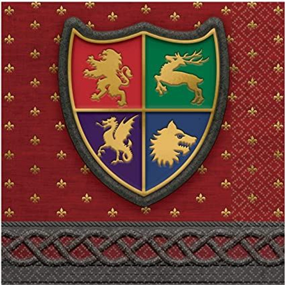 Medieval Throne Games Small Party Napkins