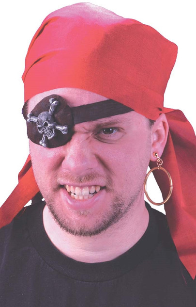 Pirate Eye Patch & Earring Kit