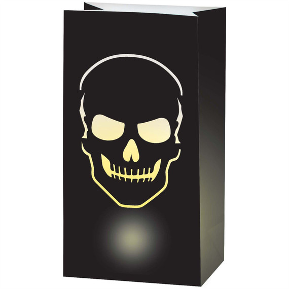 Halloween Light Up Skull Decorations