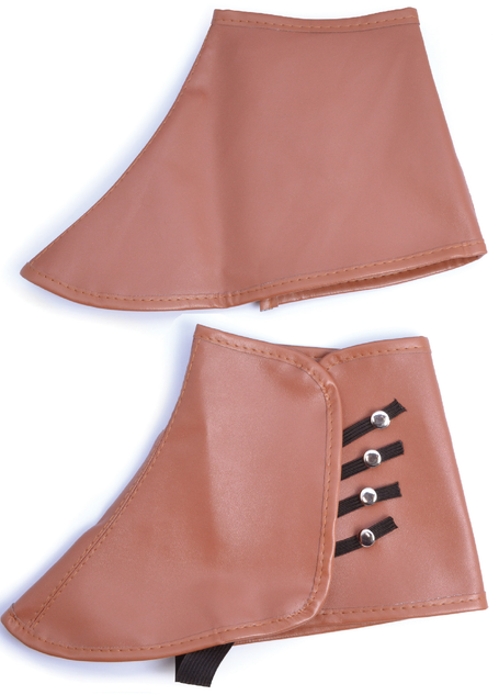 Mens Brown Steampunk Spats