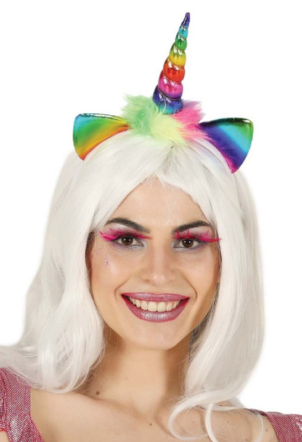 Ladies Rainbow Unicorn Hairband