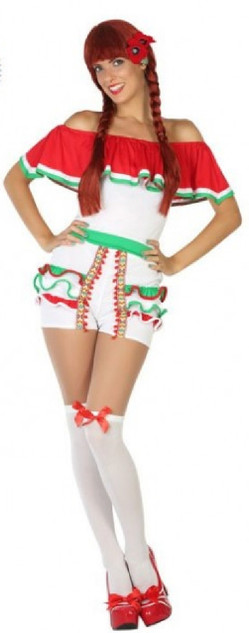 Ladies Sexy Mexican Senorita Fancy Dress Costume