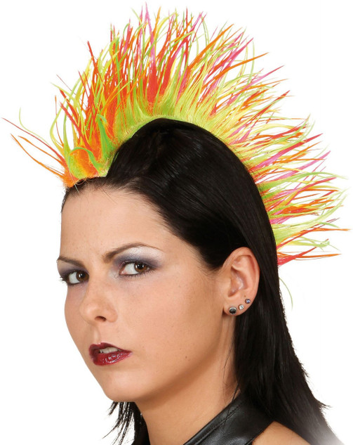 Adult Neon Clip In Mohawk