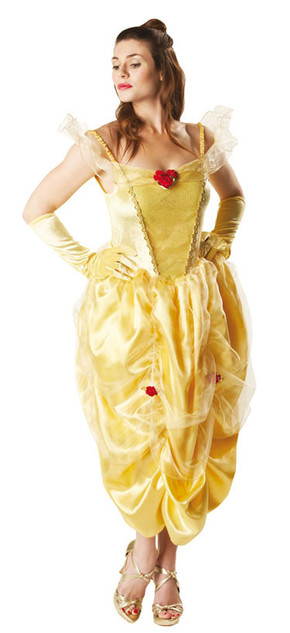 Ladies Disney Belle Beauty Fancy Dress Costume