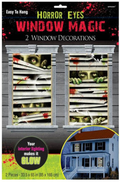 Zombie Window Decorations