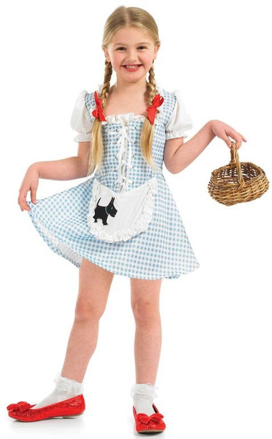 Girls Dorothy Fancy Dress Costume