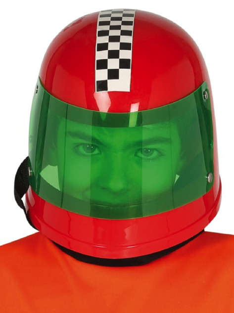 Childs Red Racing Driver Helmet