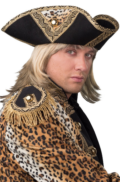 Adult Leopard Detailed Pirate Hat