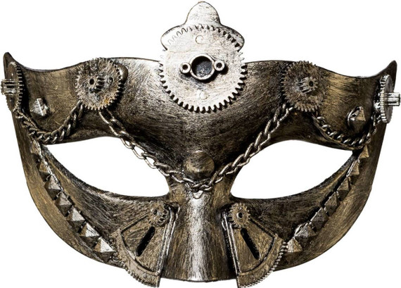 Adults Silver Steampunk Mask