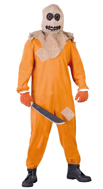 Mens Scary Pumpkin Fancy Dress Costume