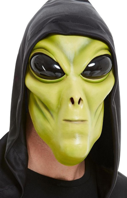 Adult Green Space Alien Mask