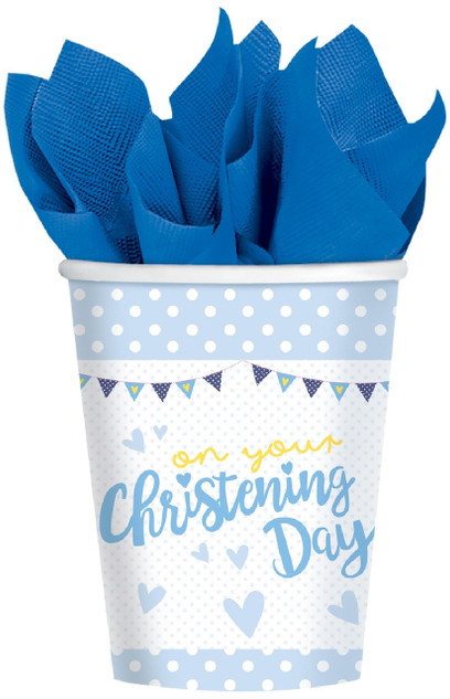Baby Boys Christening Party Cups