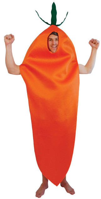 Mens Carrot Fancy Dress Costume