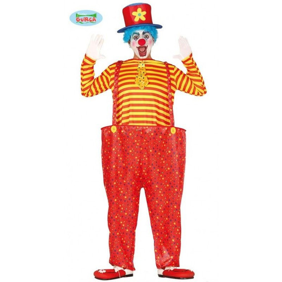 Mens Clown Costume Red