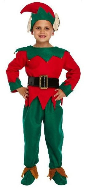 Boys Elf Fancy Dress Costume 2