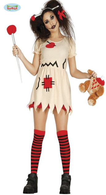 Ladies Voodoo Doll Costume