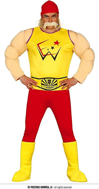 Wrestling Muscle Man Costume