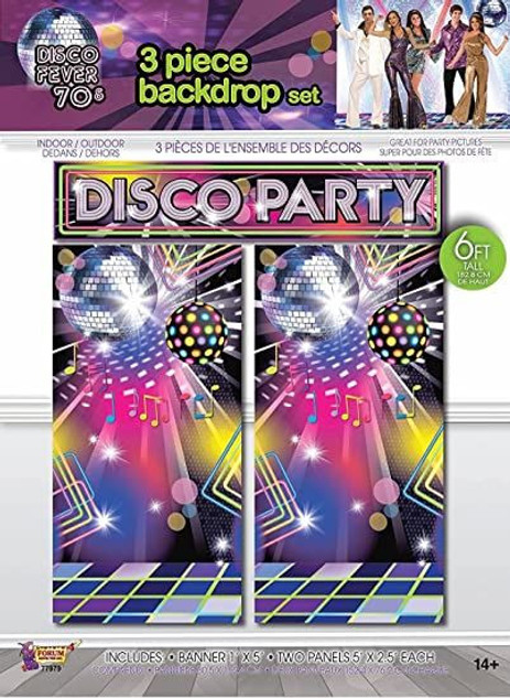 Disco Wall Decoration Backdrop