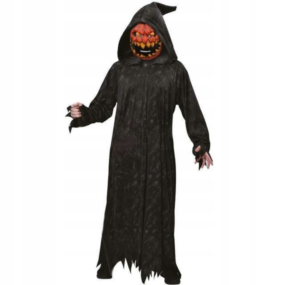 Pumpkin Reaper Halloween Costume Death Black