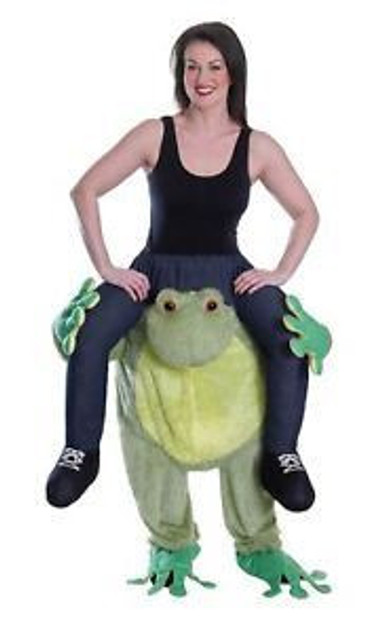 Piggy Back Frog Costume One Size