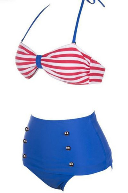 Red/White Blue HW Bikini