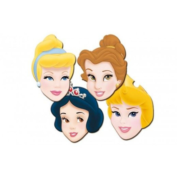 Disney Princess Masks (Pack of 6)