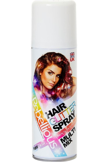 Rainbow Glitter Hair Spray