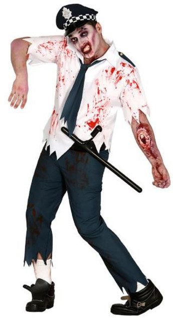 Mens Zombie Policeman