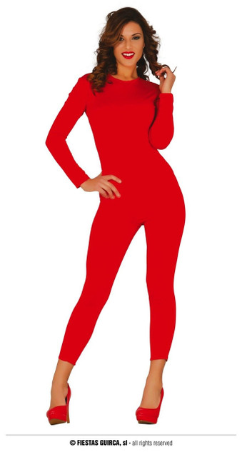 Ladies Red Bodysuit