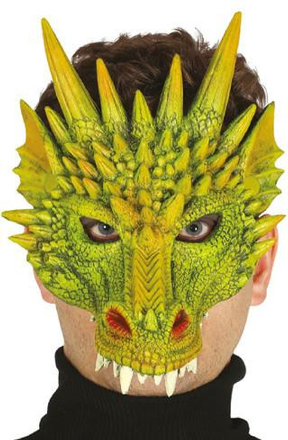 Half Face Dragon Mask